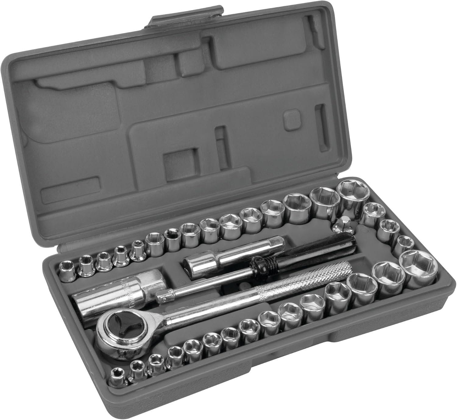 Tool W1173 SAE/Metric 40-Piece SAE and Metric Socket Set